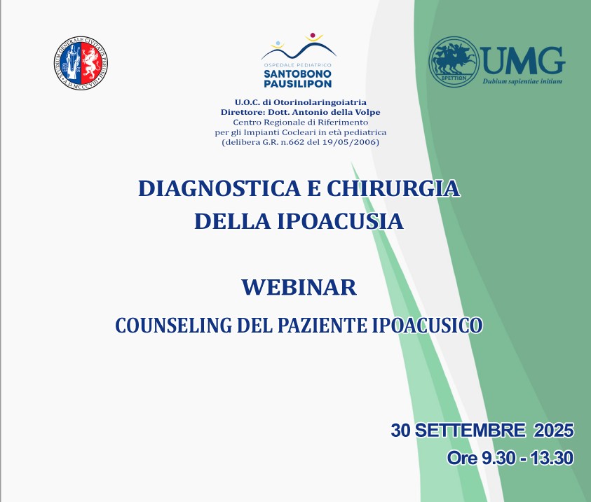Diagnostica e Chirurgia della Ipoacusia